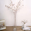 2 Branches 42" Tall Ivory Artificial Silk Carnation Flower Stems
