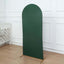 5ft Matte Hunter Emerald Green Spandex Fitted Chiara Backdrop Stand Cover For Round Top Wedding Arch