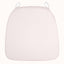 Chiavari Chair Cushion with 1.5" Thick Memory Foam and Ties Blush - Stylish Removable Cover for Comfort - Linen Luxes