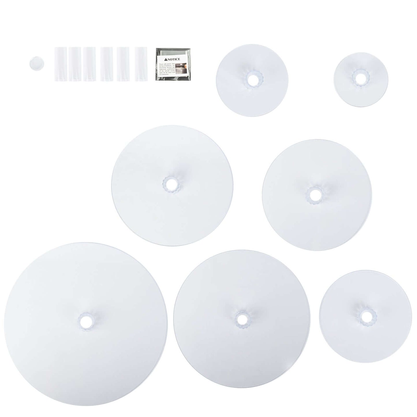 7-Tier Acrylic Round Cupcake Stand Clear & Catering Displays 26"