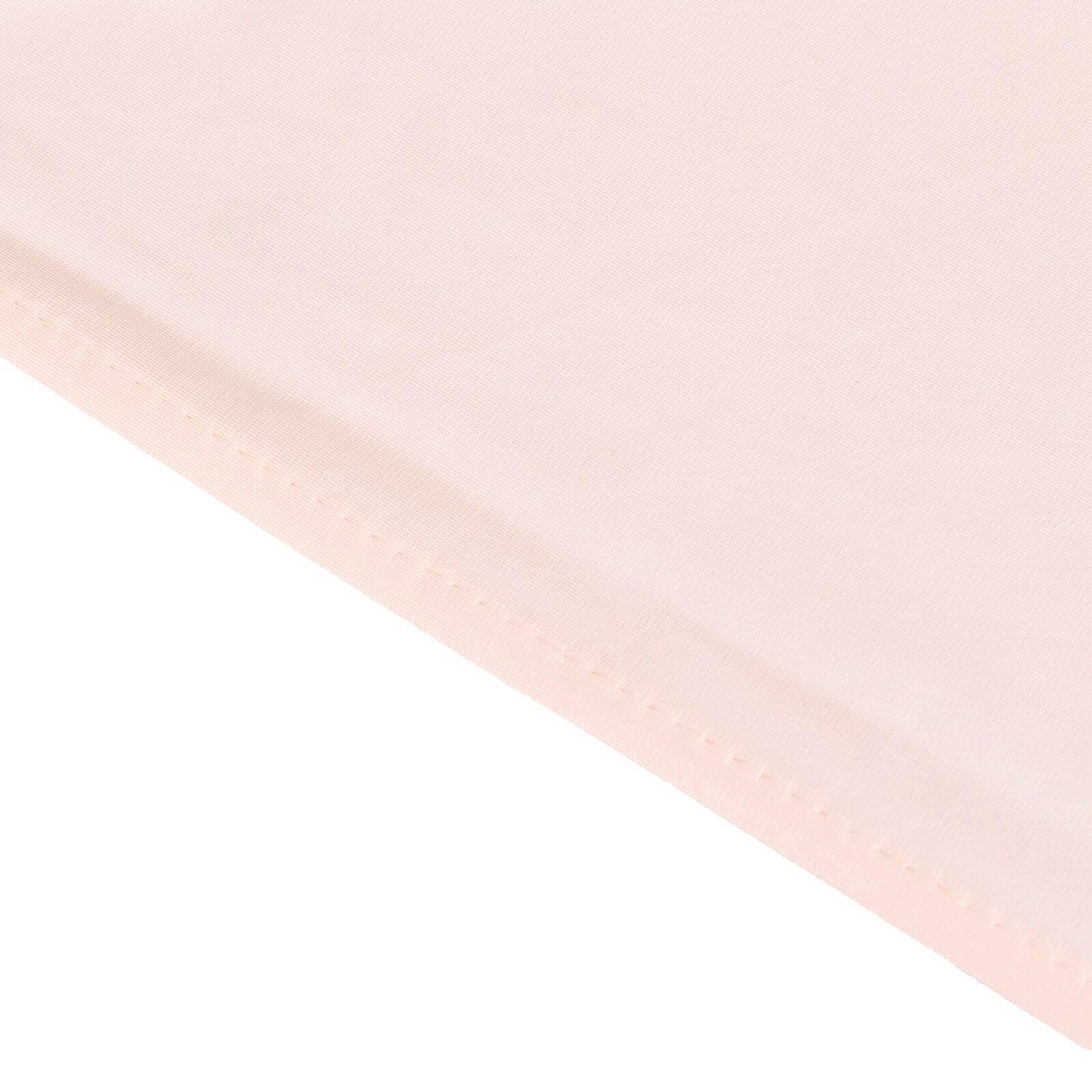 Scuba Rectangular 90"x156" Tablecloth Blush - Wrinkle Free, Stain Resistant & Seamless Table Cover