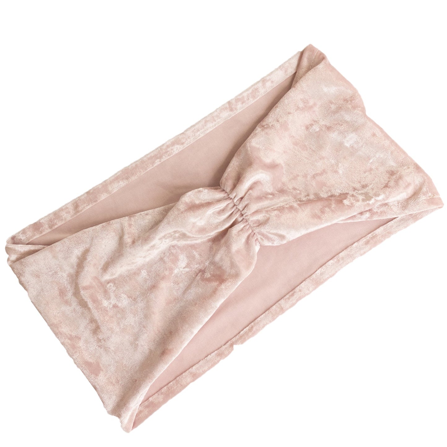 5 Pack Crushed Velvet Chair Bands Blush Wide Ruffle Style - Textured Chair Sashes for Stunning Event Decor - 8"x15"