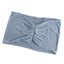 5 Pack Spandex Chair Sashes Dusty Blue Ruffled Style - Wide Easy to Use Stretch Chair Bands 8"x13"