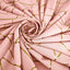 Polyester 54"x54" Square Tablecloth Dusty Rose with Gold Foil Geometric Pattern - Wrinkle-Resistant & Durable Table Cover