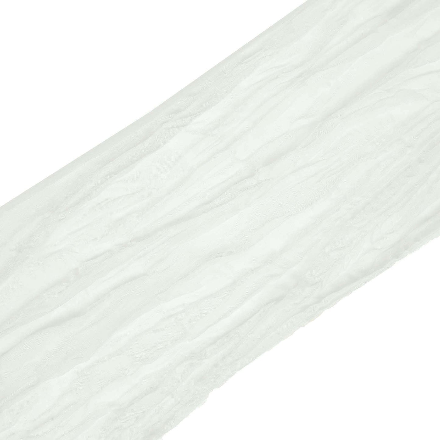 5 Pack Cheesecloth Gauze 16"x88" Chair Sashes Ivory - Stylish Boho Decor for Weddings & Gatherings