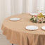 Scuba Round 70" Tablecloth Nude - Wrinkle Free & Stain Resistant Table Cover