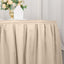 Polyester 21ft Table Skirt Nude - Classic Pleated Design