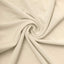 8ft Beige Spandex Fitted Open Arch Wedding Arch Cover, Double-Sided U-Shaped Backdrop Slipcover