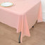 5-Pack Plastic Table Covers Blush Rectangle - Reliable PVC Disposable Covers for Gatherings 54"x108"