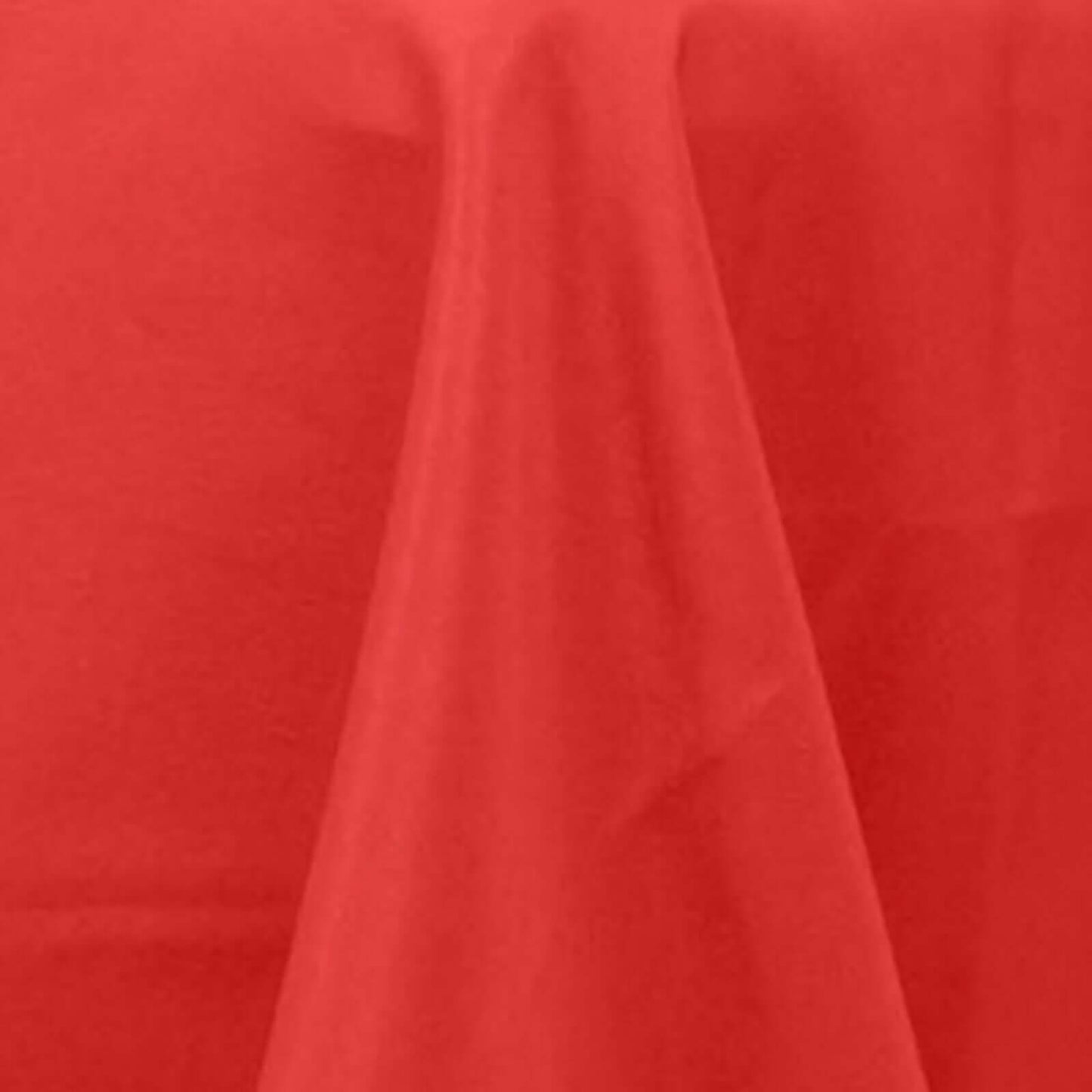 Premium Polyester 120" Round Tablecloth Red - Seamless 220GSM Wrinkle-Resistant Table Cover