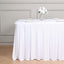 Spandex Rectangle 72"x30" Table Skirt White with Wavy Skirt-Like Effect Stylish Table Cover for Weddings, Banquets & Trade Shows