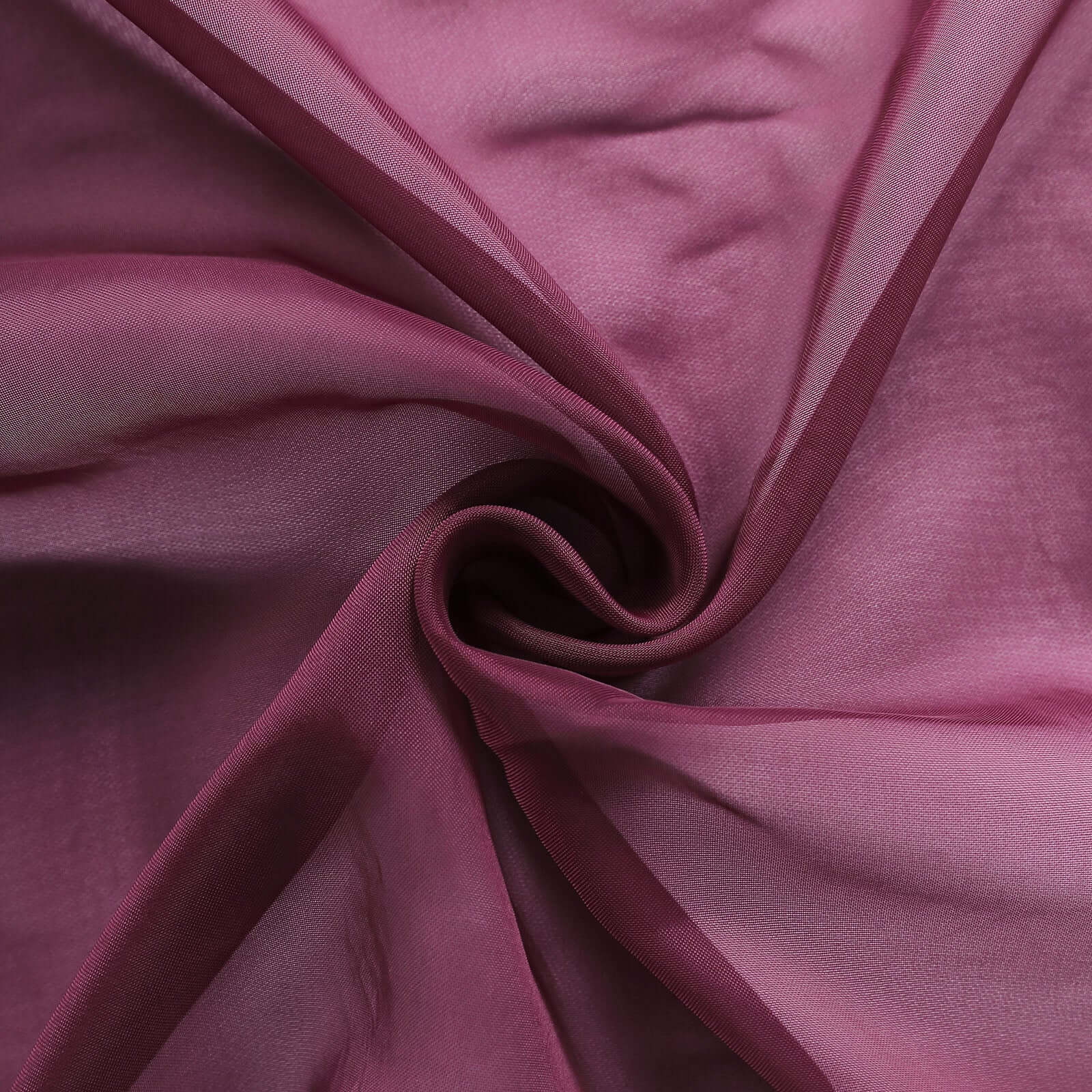 Chiffon 6ft Table Runner Burgundy - Flowy & Lightweight Table Decor - Linen Luxes