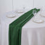 Chiffon 6ft Table Runner Hunter Emerald Green - Flowy & Lightweight Table Decor - Linen Luxes