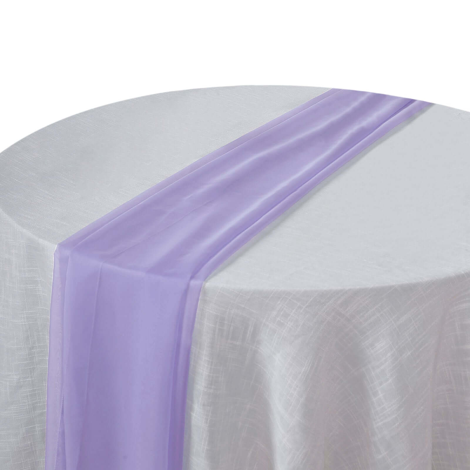 Chiffon 6ft Table Runner Lavender Lilac - Flowy & Lightweight Table Decor - Linen Luxes