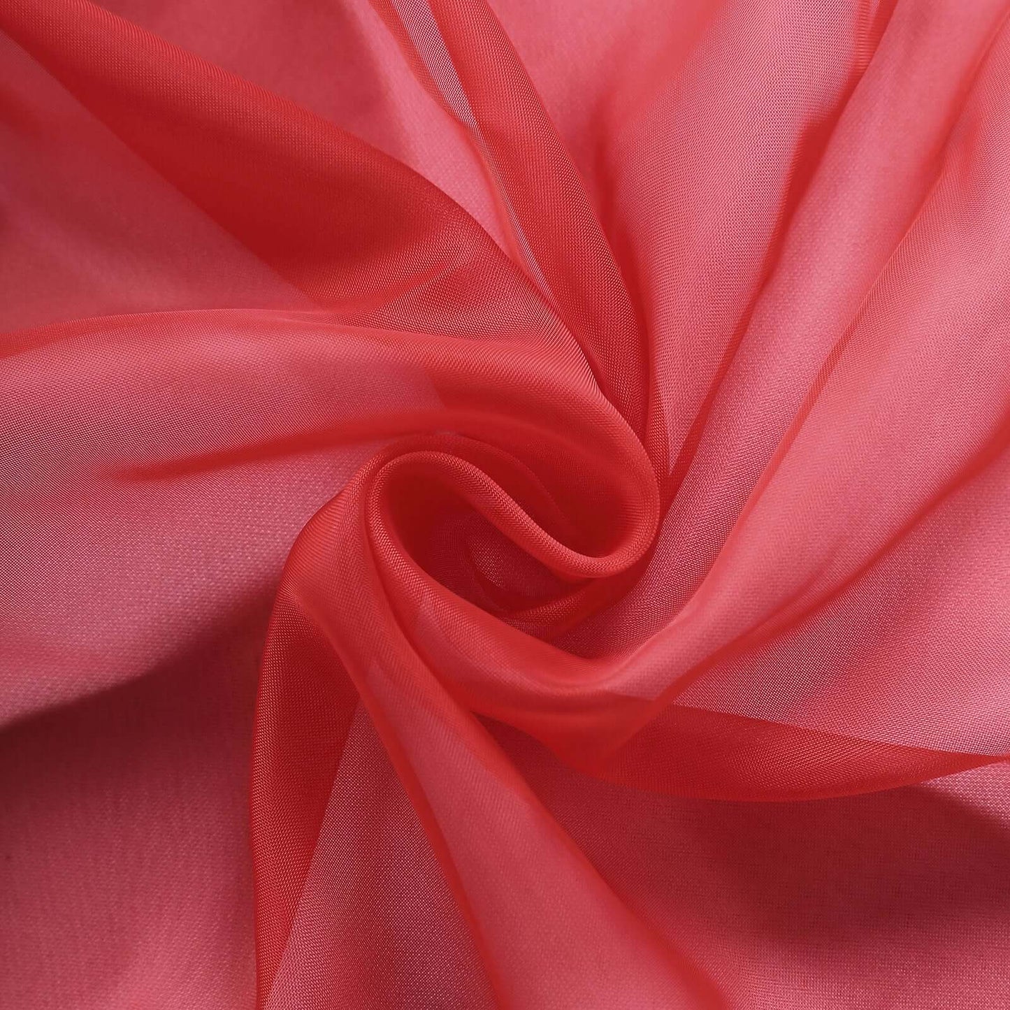 Chiffon 6ft Table Runner Red - Flowy & Lightweight Table Decor - Linen Luxes