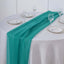 Chiffon 6ft Table Runner Turquoise - Flowy & Lightweight Table Decor - Linen Luxes