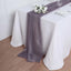 Chiffon 6ft Table Runner Violet Amethyst - Flowy & Lightweight Table Decor - Linen Luxes