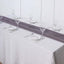 Chiffon 6ft Table Runner Violet Amethyst - Flowy & Lightweight Table Decor - Linen Luxes