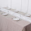 Chiffon 6ft Table Runner White - Chic Flowy & Lightweight Table Decor - Linen Luxes