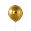 50 Pack Chrome Gold Biodegradable Latex Balloons 12", Thick Eco Friendly Metallic Party Balloons
