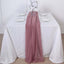 Chiffon 6ft Table Runner Mauve/Cinnamon Rose - Flowy & Lightweight Table Decor