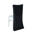 Velvet Chair Back Slipcover for Chiavari Chairs Black - Soft and Smooth Solid Chair Back Cover Cap for Weddings