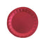 25-Pack Paper 9" Round Dinner Plates in Burgundy with Geometric Prism Rim - Disposable 400GSM Party Plates