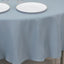 Premium Polyester 90" Round Tablecloth Dusty Blue - Stain and Wrinkle-Resistant Design with 220GSM Thickness Table Cover