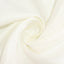 Lamour Satin 54"x54" Square Tablecloth Ivory - Durable & Silk-Like Table Cover