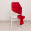 5 Pack Lamour Satin 6"x106" Chair Sashes Red - Stylish Reusable Decorative Bows