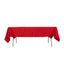 Lamour Satin 60"x102" Rectangle Tablecloth Red - Durable & Silky Soft Feel Table Cover