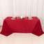 Polyester 90"x132" Rectangle Tablecloth Wine - Seamless Wrinkle-Resistant Table Cover