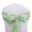 5 Pack Polyester Chair Sashes Sage Green 6"x108"