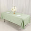 Scuba Rectangular 60"x102" Tablecloth Sage Green - Wrinkle Free & Stain Resistant Table Cover