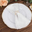 10 Pack White Pearl Gold Metal Napkin Holders Dining Table Decor, Elegant Round Wedding Napkin Rings - 2.5"