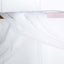 18ft White Sheer Organza Wedding Arch Drapery Fabric, Window Scarf Valance