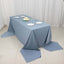Scuba Rectangular 90"x156" Tablecloth Dusty Blue - Wrinkle Free, Stain Resistant & Seamless Table Cover