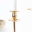 5-Arm Taper Candelabra Wedding Candle Holder Gold Metal Table Display - Perfect for Events 20"