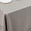 Lamour Satin 60"x126" Rectangle Tablecloth Silver - Soft & Silk-Like Table Cover