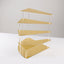 4-Tier Acrylic Cupcake Display Stand Gold Spiral Stairway Design - Stylish Reusable Multi Level Serving Tray Organizer Shelf Riser for Dessert Perfume Retail Jewelry & Collectibles 17"