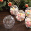 12-Pack Plastic Party Favor Cup Containers Clear Egg Shape Design 4oz