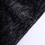 Metallic Tinsel Polyester 12"x108" Table Runner Black - Shimmery Fringe Shag Table Decor