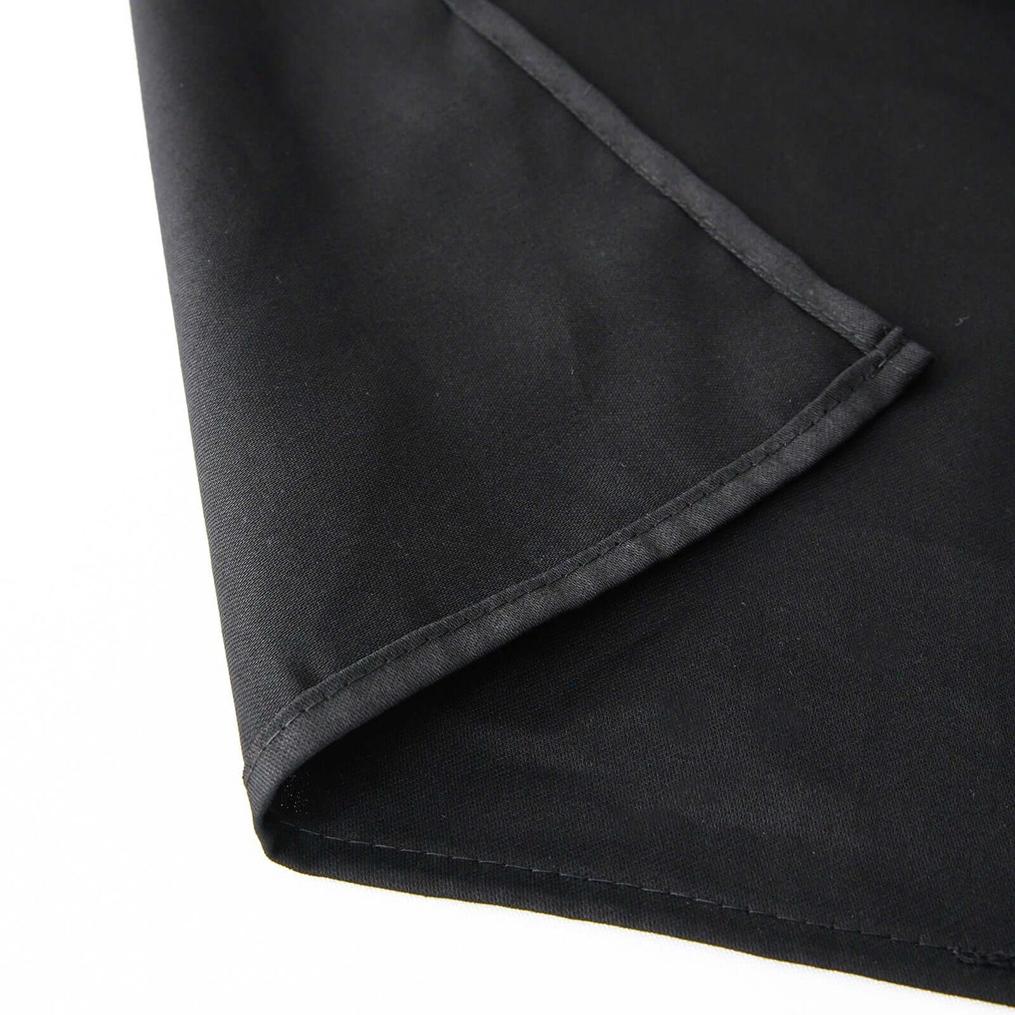 100% Cotton 90"x90" Table Overlay Square Tablecloth Black Linen - Soft & Breathable Fabric Table Topper