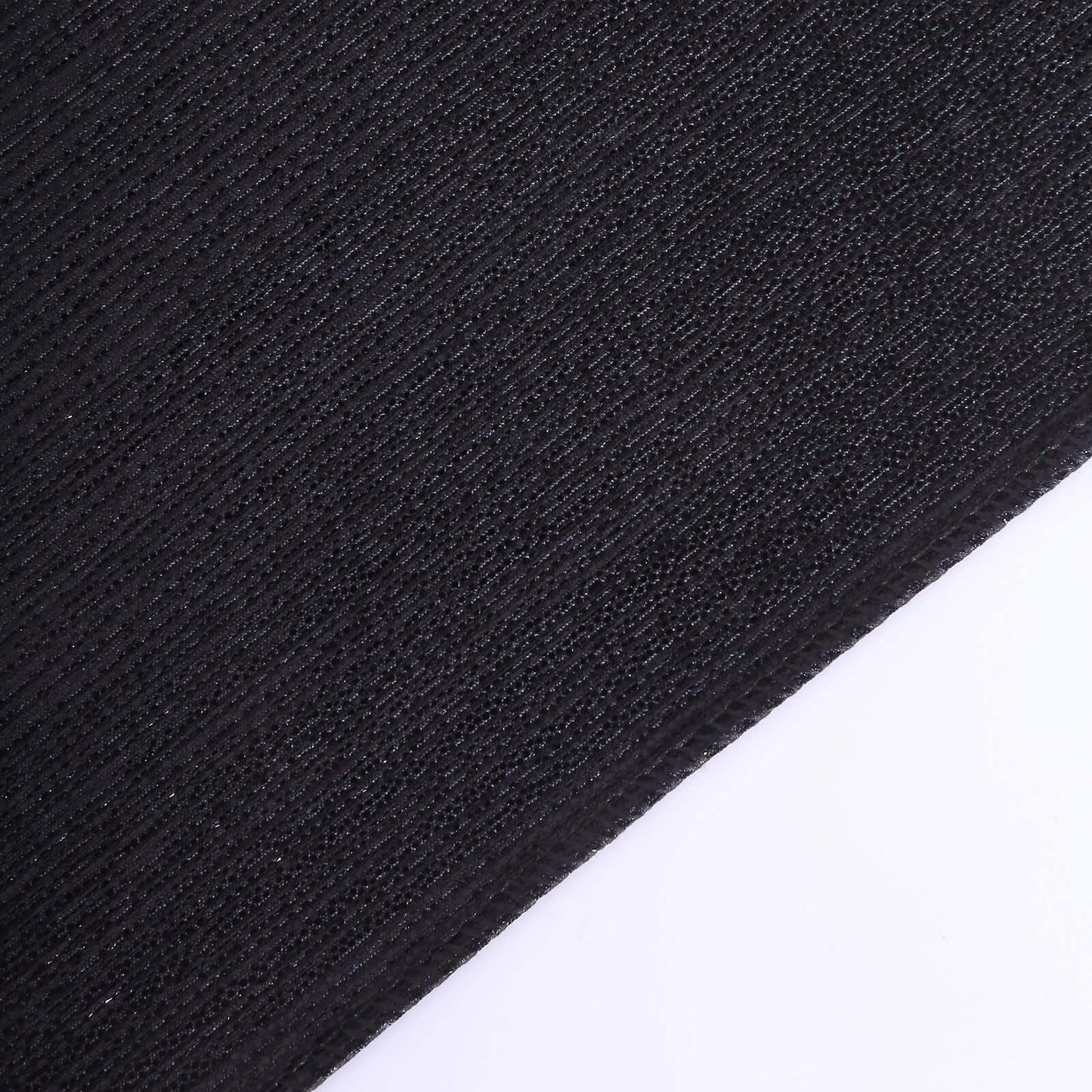 Polyester 12"x108" Table Runner Black Shimmer Sequin Dots - Wrinkle-Free Finish Table Linen