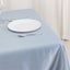 Lamour Satin 54"x54" Table Overlay Square Tablecloth Dusty Blue - Durable & Silk-Like Table Cover