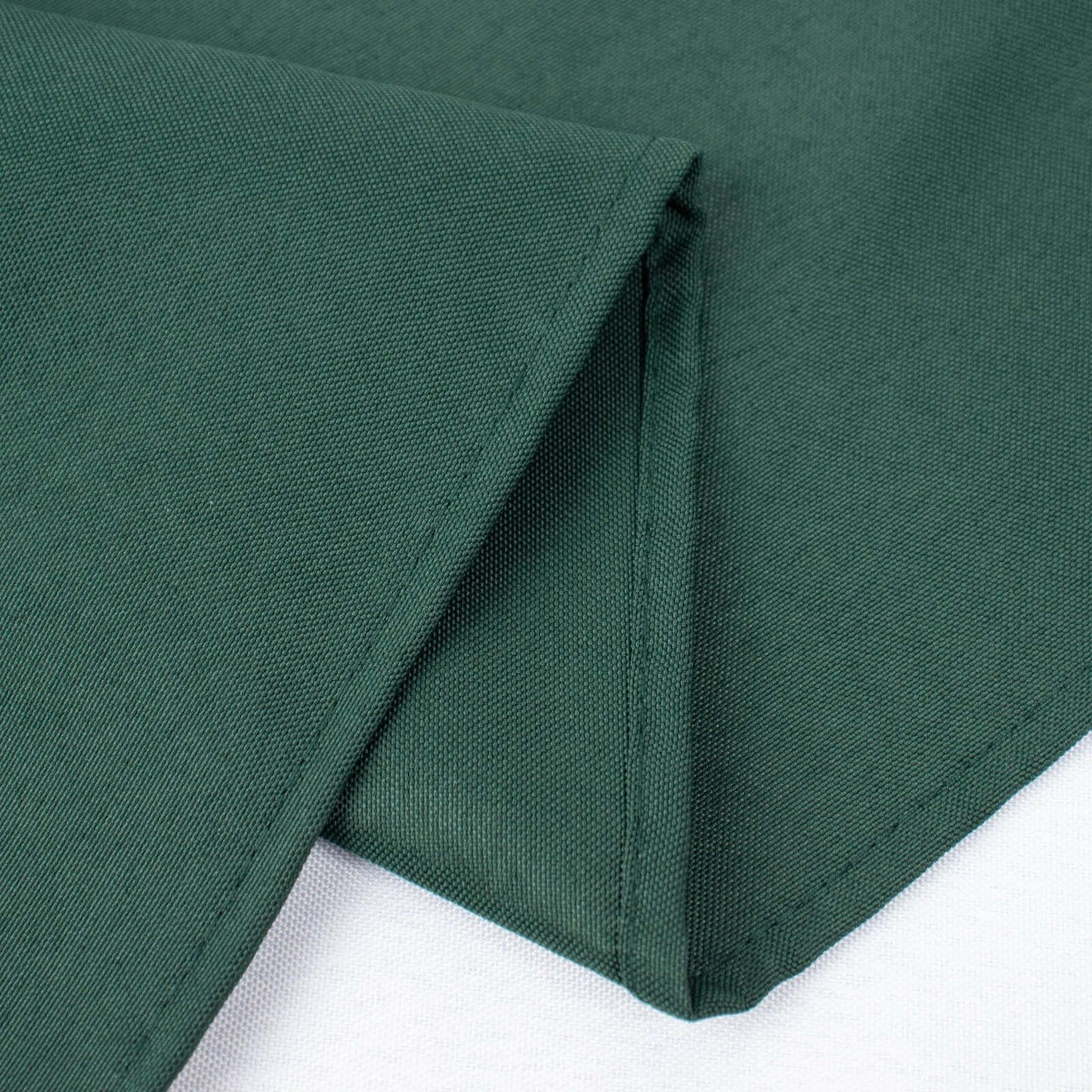 5 Pack Premium Polyester 20"x20" Napkins Hunter Emerald Green - Wrinkle-Resistant & Durable Dinner Napkins