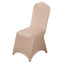 10 Pack Spandex Chair Covers for Banquet Chairs Nude - Durable Reusable Stretch Slip-On Covers