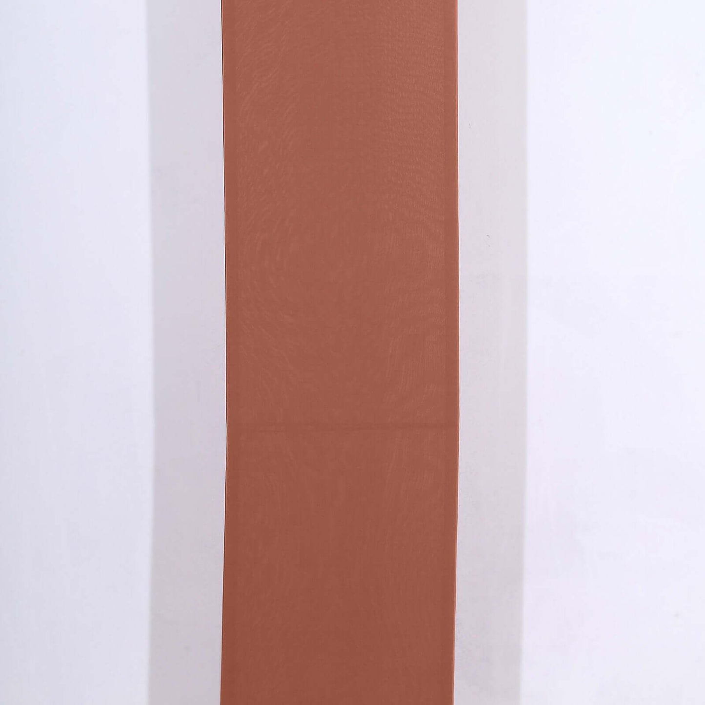 8ft Terracotta (Rust) Spandex Fitted Open Arch Wedding Arch Cover, Double-Sided U-Shaped Backdrop Slipcover