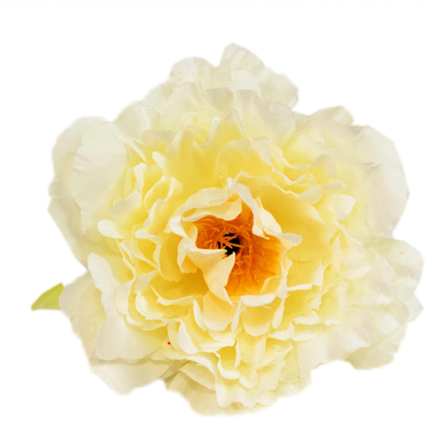 4-Pack Napkin Holders with Silk Peony Flower â€“ Ivory Floral Napkin Rings for Dining Table Settings