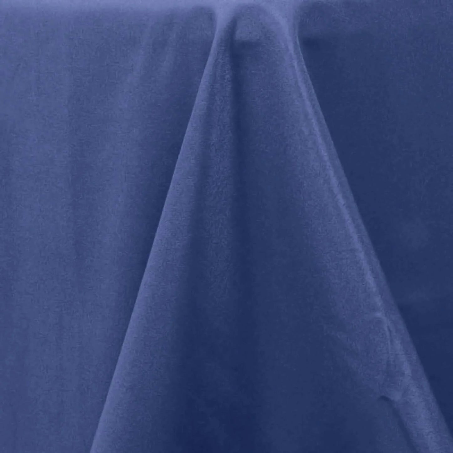 Fire Retardant Premium Polyester 60"x102" Rectangular Tablecloth Navy Blue - High-Performance Table Cover